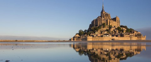 La baie du Mont-Saint-Michel, France