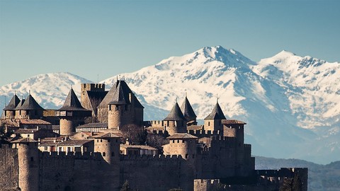 La cité médiévale de Carcassonne, France