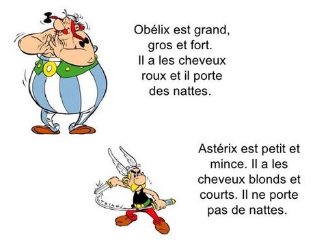 Les adjectifs de description en français, fle
