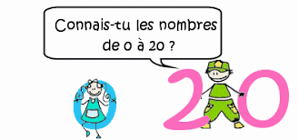 French numbers from 0 to 20
