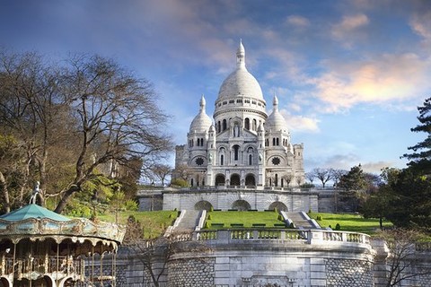 La basilique du Sacré-Coeur à Montmartre, Paris, France
