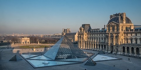 Le musée du Louvre, Paris, France