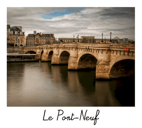 Le Pont-Neuf à Paris, France