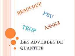 French adverbs of quantity